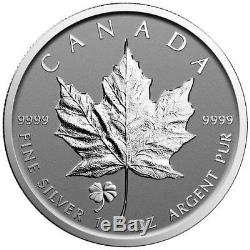 2016 Four Leaf Clover Privy Canadian Silver Maple Leaf Reverse Proof (Lot of 25)
