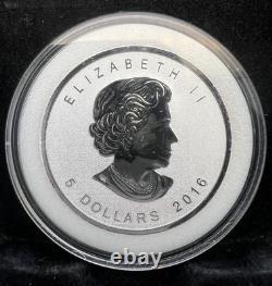 2016 Lucky Clover Privy Reverse Proof Canada Silver Maple 1oz 9999 RCM