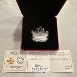 2016 Maple Leaf Silhouette Canada Geese $10 Pure Silver Proof Coin with COA