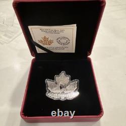 2016 Maple Leaf Silhouette Canada Geese $10 Pure Silver Proof Coin with COA