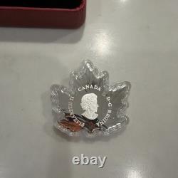 2016 Maple Leaf Silhouette Canada Geese $10 Pure Silver Proof Coin with COA