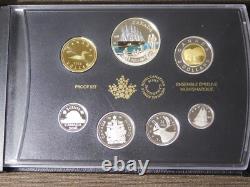 2016 Royal Canadian Mint Canada 7 Coin Silver Dollar Transatlantic Cbl Proof Set