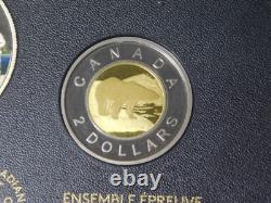 2016 Royal Canadian Mint Canada 7 Coin Silver Dollar Transatlantic Cbl Proof Set