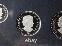 2016 Royal Canadian Mint Canada 7 Coin Silver Dollar Transatlantic Cbl Proof Set