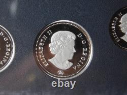 2016 Royal Canadian Mint Canada 7 Coin Silver Dollar Transatlantic Cbl Proof Set