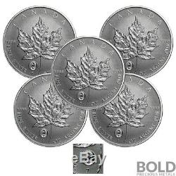 2016 Silver 1 oz Canada Maple Leaf Yin Yang Privy Reverse Proof (5 Coins)