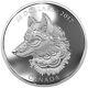 2017 $30 Great Grey Wolf Zentangle Art Canada Fine Silver Proof Coin. No GST