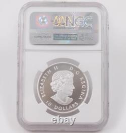 2017 CANADA $10 999 Silver Coins x4 NGC PROOF70 MATTE Kayak Heron Canola Canucks