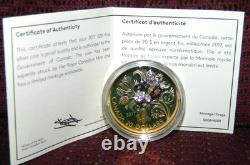 2017 CANADA $20 BEJEWELED BUGS BEE 1 OZ SILVER COIN WithGEMSTONES TONING ON COIN