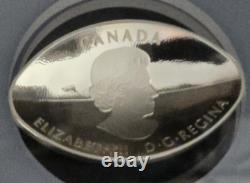 2017 CANADA $25 1 oz FOOTBALL NGC PF70 UC. 999 SILVER CONVEX COIN