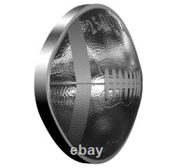 2017 CANADA $25 1 oz FOOTBALL NGC PF70 UC. 999 SILVER CONVEX COIN