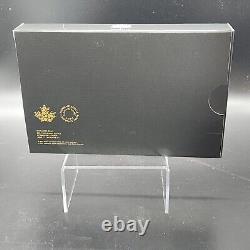 2017 CANADA 7 Pc Pure Silver Proof Set Coins Our Home & Native Land Gold Plated