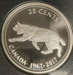 2017 CANADA Fine Silver Premium 1967 CENTENNIAL COINS Commemorative Proof Set