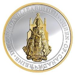 2017 CANADA Great Seal of Canada Gilt Silver Coin ER NGC Proof 70 UC withCOA