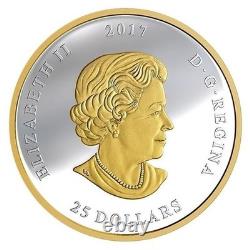 2017 CANADA Great Seal of Canada Gilt Silver Coin ER NGC Proof 70 UC withCOA