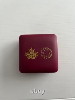 2017 CANADIAN Piedfort Timeless Icons the Maple Leaf $25 Silver Coin