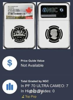 2017 Canada $1 Silver Voyageur Loonie 30th Anniversary Ngc Pf 70 Ucam Pop-7