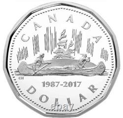 2017 Canada $1 Silver Voyageur Loonie 30th Anniversary Ngc Pf 70 Ucam Pop-7