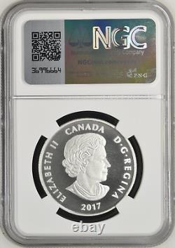 2017 Canada $10 NHL Hockey Teams Montreal Canadiens Ngc Pf70 Matte Silver Coin