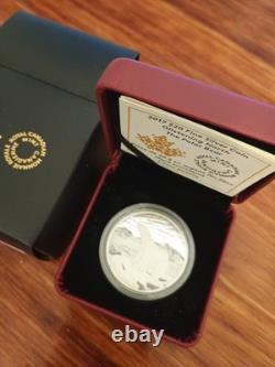 2017 Canada $20 Silver Nature's Impressions Polar Bear Coin withCOA & Box