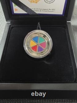 2017 Canada $25 Fine Silver Piedfort 35th Anniversary of Trivial Pursuit