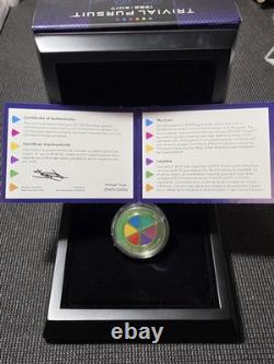 2017 Canada $25 Fine Silver Piedfort 35th Anniversary of Trivial Pursuit