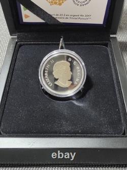 2017 Canada $25 Fine Silver Piedfort 35th Anniversary of Trivial Pursuit