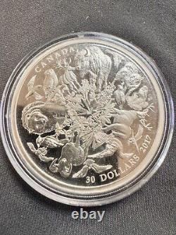 2017 Canada $30 Silver Coin WILDLIFE PROOF