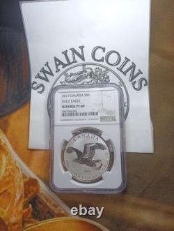 2017 Canada $5 Bald Eagle Reverse Proof 69 E145