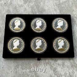 2017 Canada. 9999 Silver 5oz x 6 Coin Big Coin Set Super Complete Set