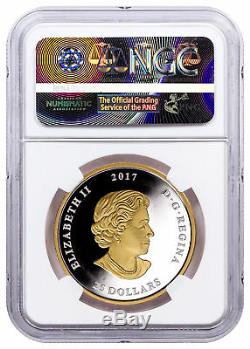 2017 Canada Great Seal 1 oz Silver Gilt Proof $25 Coin NGC PF70 UC ER SKU49405