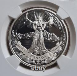 2017 Canada Ngc 1st Day Issue Pf70 Ucam 150th Anniv Canadian Confederation S$1
