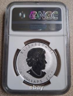 2017 Canada Ngc 1st Releases Rev Pf70 Silver Maple Leaf Panda Privy S$5! Rare