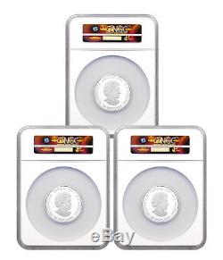 2017 Canada Phases of Moon 3-Coin Set 2 oz Silver $30 NGC PF70 UC ER SKU49453
