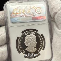 2017 Canada S$10.5 oz PF70 Silver Coin Passion to Play Vancouver Canucks 1 of 2