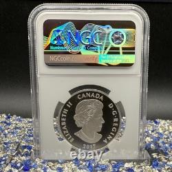 2017 Canada S$10.5 oz PF70 Silver Coin Passion to Play Vancouver Canucks 1 of 2