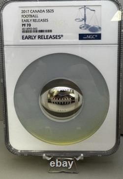 2017 Canada S$25.999 Silver Football NGC PF70 Early Releases