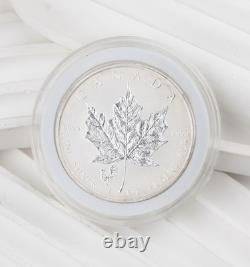 2017 Canada Silver Maple Leaf $5 1 Oz Silver Reverse Proof Rooster Privy 1502B