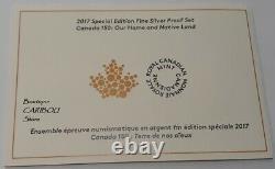2017 Canada Silver Proof Dollar Our Home and Native Land