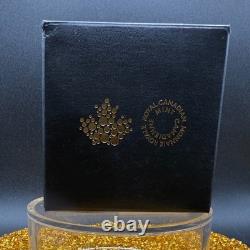 2017 Canadian $15.999 Silver. 75 oz Spring Lilac Blossoms, COA, Leather Case