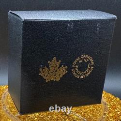 2017 Canadian $20.999 Silver 1 oz Sea Atlantic Starfish, Gold Gilt, COA, Case