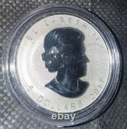 2017 Elizabeth II Canada $5 Pure Silver Reverse Proof Coin Lustrous