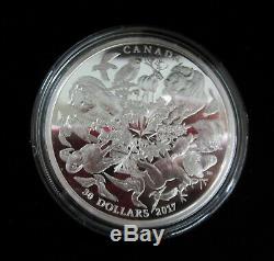 2017'Flora and Fauna of Canada' Proof $30 Silver Coin 2oz No Tax
