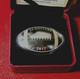 2017 Football-Shaped Curved Convex Canada Coin $25 1 oz. Pure Silver Proof