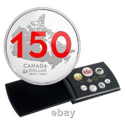 2017 Limited Edition Silver Dollar Proof Set Canada 150 Our Home & Native Land