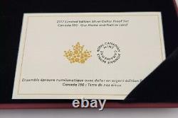 2017 Limited Edition Silver Dollar Proof Set Canada 150 Our Home & Native Land