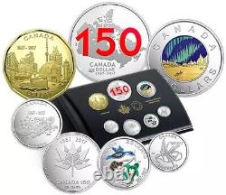 2017 Limited Edition Silver Dollar Proof Set Canada 150 Our Home & Native Land