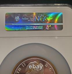 2017 NGC PF 69 UC $10C 5 oz Proof Mackerel Gilt Silver Canada`s 150 Anniv Coin