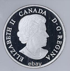 2017 NGC PF70 Ultra Cameo Canada S$20 Birch Leaves Drusy Stone