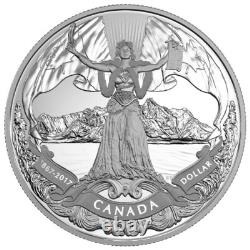 2017 Proof Dollar Canadian Confederation 150th Anniversary. 75 oz fine silver
